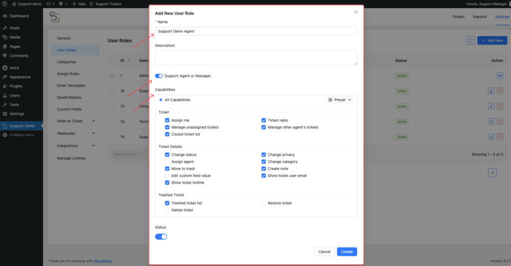 Create and Manage User Roles