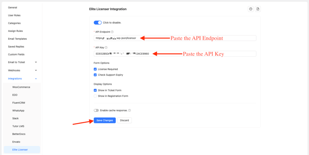 Elite Licenser Integration