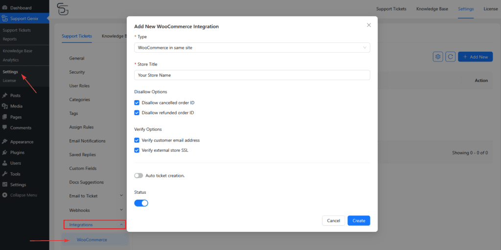 WooCommerce Integration