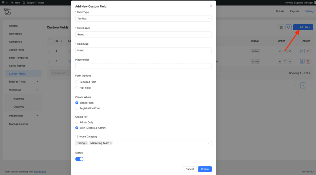 WPForms Integration