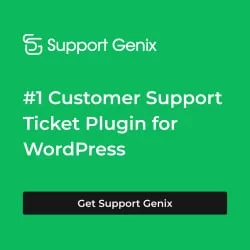 Support Genix WordPress Support Ticket Plugin.