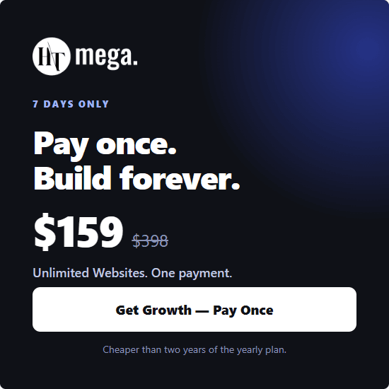 Lifetime deal offer campaign for HT Mega