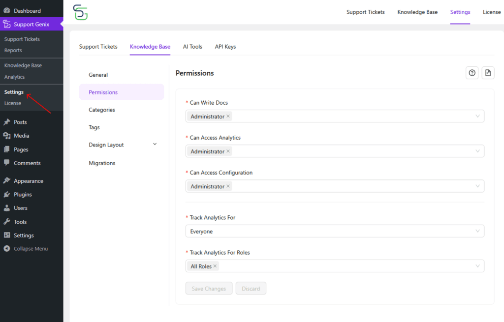 How to Configure Knowledge Base Access and Permissions in Support Genix ...