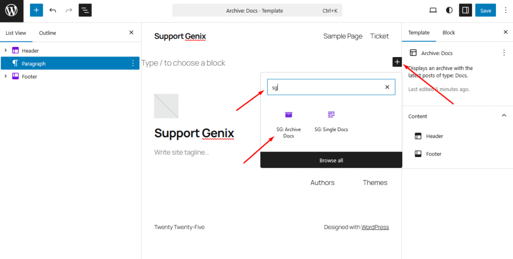 How to Set Up Docs Archive, Single, Category, and Tag Templates in ...