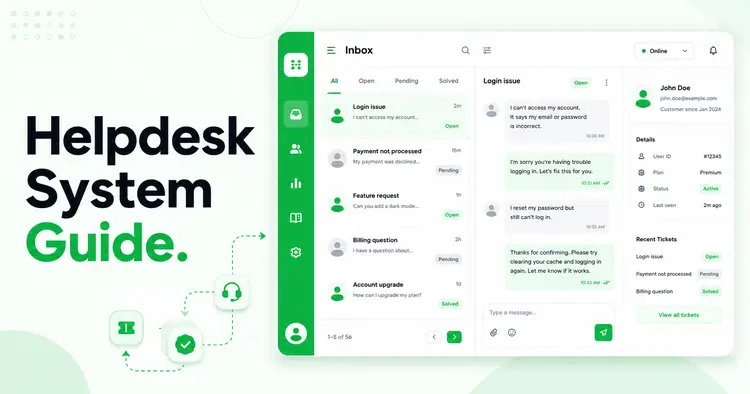 Support Genix thumbnail explaining what a helpdesk system is.