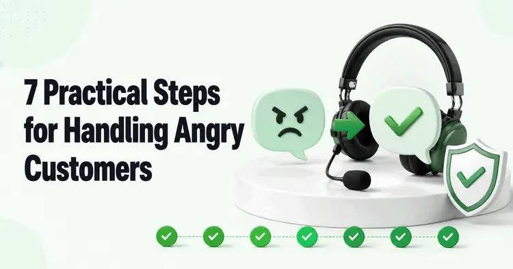 Practical steps for support teams to handle angry customers