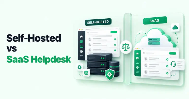 Self-Hosted vs SaaS Helpdesk